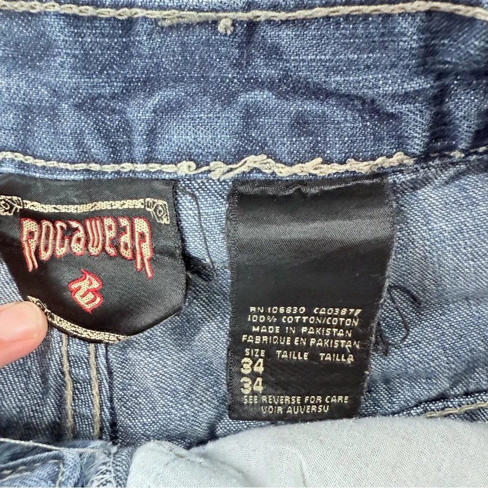 Vintage Rocawear Jeans in size 34x34 Men’s Y2K streetwear 90’s